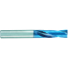 2.3 mm Dia. x 4 mm Shank x 11 mm Flute Length x 50 mm OAL - 2xD - 180° - Aqua EX - 2 Flute - External - Round Solid Carbide Drill - ID: AC860713197